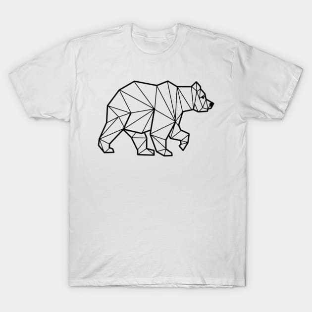 Geometric Bear T-Shirt by TwistedPenguin